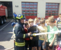 Экскурсия зеленоградских школьников в пожарный отряд №213