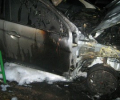 У корпуса 1213 автомобиль пострадал от огня