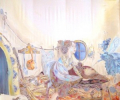 Выставка художественной росписи по ткани Светланы Чаяновой