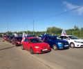 В Зеленограде прошел автопробег, посвященный Дню России