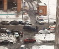 На улице Александровка столкнулись шесть автомобилей