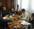 Встреча начальника МЧС Зеленограда с представителями СМИ