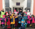 Зеленоградские школьники совершили прогулку в «Шагающем автобусе»