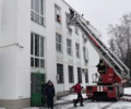 Пожарно-тактические учения у здания Зеленоградской таможни