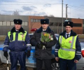 Инспекторы ДПС ГИБДД Зеленограда поздравили женщин с 8 Марта